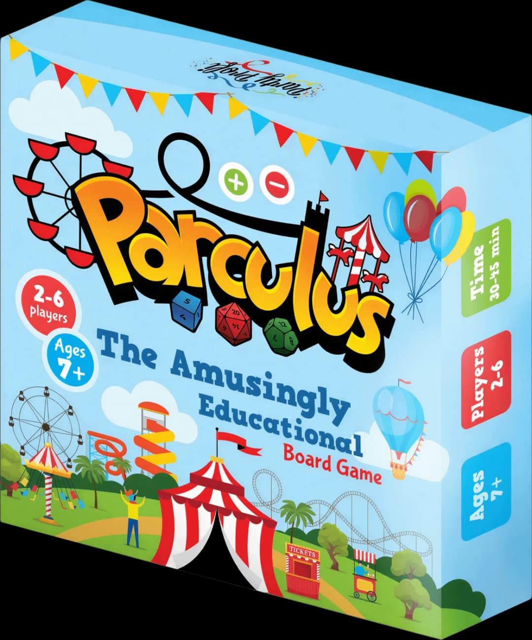 Parculus board game box